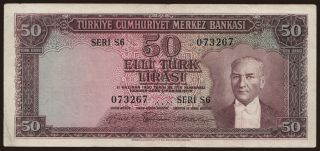 50 lira, 1956