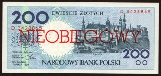 200 zlotych, 1990