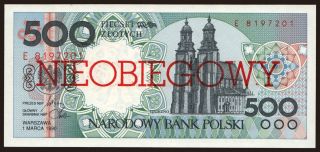 500 zlotych, 1990
