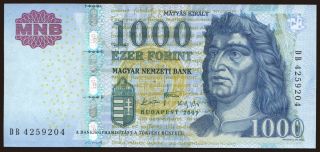 1000 forint, 2009