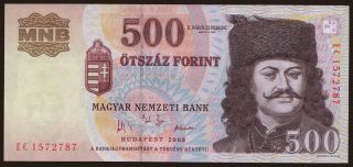 500 forint, 2003