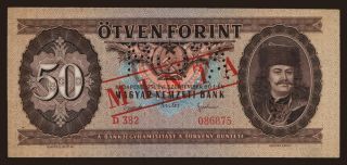 50 forint, 1951, MINTA