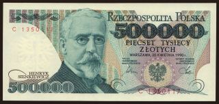 500.000 zlotych, 1990