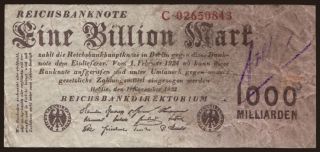 1.000.000.000.000 Mark, 1923, falsum