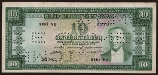 10 lira, 1958, GECMEZ