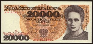 20.000 zlotych, 1989