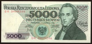 5000 zlotych, 1982