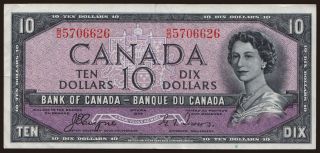 10 dollars, 1954, devils face