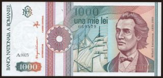 1000 lei, 1991
