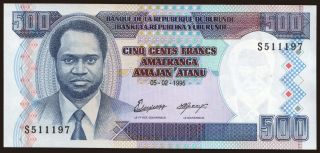 500 francs, 1995