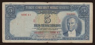 5 lira, 1938