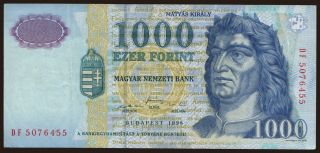 1000 forint, 1998