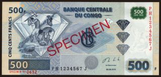 500 francs, 2013, SPECIMEN
