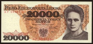 20.000 zlotych, 1989