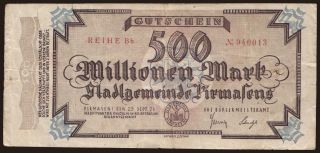 Pirmasens/ Stadt, 500.000.000 Mark, 1923