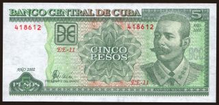 5 pesos, 2002