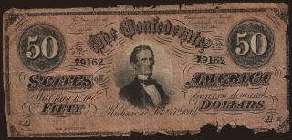50 dollars, 1864