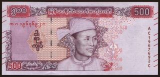 500 kyats, 2020