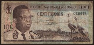 100 francs, 1961