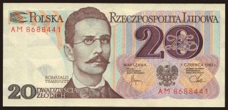 20 zlotych, 1982