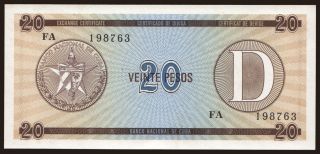 20 pesos, 1985