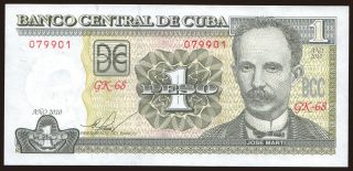 1 peso, 2010