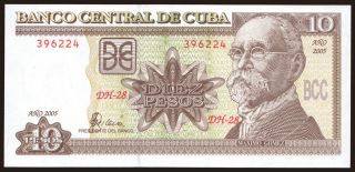 10 pesos, 2005