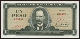 1 peso, 1982