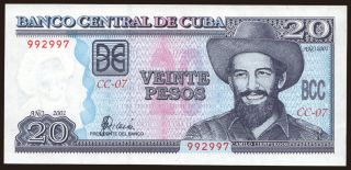 20 pesos, 2001