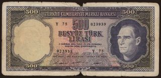 500 lira, 1968