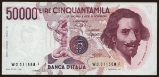 50.000 lire, 1990
