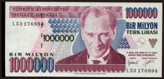 1.000.000 lira, 1996