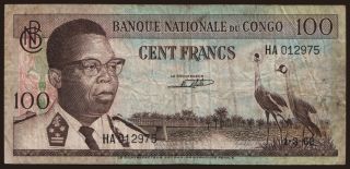 100 francs, 1962