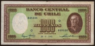1000 pesos, 1945
