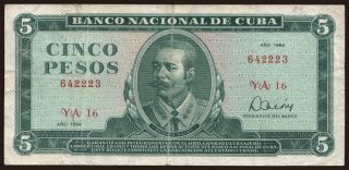 5 pesos, 1984