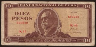 10 pesos, 1968