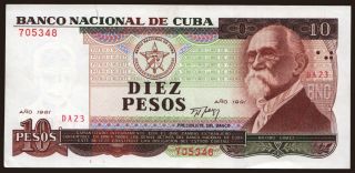 10 pesos, 1991