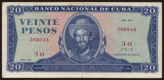 20 pesos, 1971