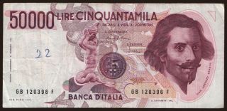 50.000 lire, 1985