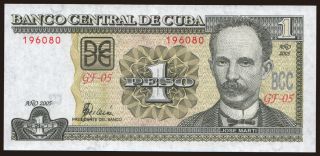 1 peso, 2005