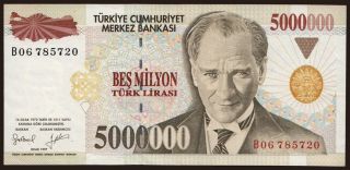 5.000.000 lira, 1997