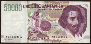 50.000 lire, 1997