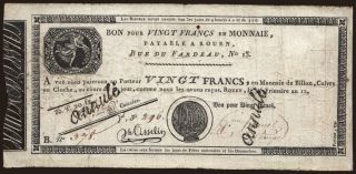 Rouen, 20 francs, 1803