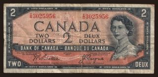 2 dollars, 1954, devils face