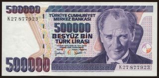 500.000 lira, 1997