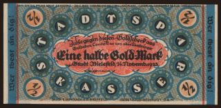 Bielefeld, 1/2 Goldmark, 1923
