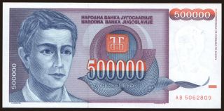 500.000 dinara, 1993