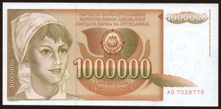 1.000.000 dinara, 1989