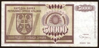 RSK, 50.000 dinara, 1993