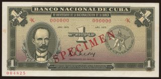 1 peso, 1975, SPECIMEN
